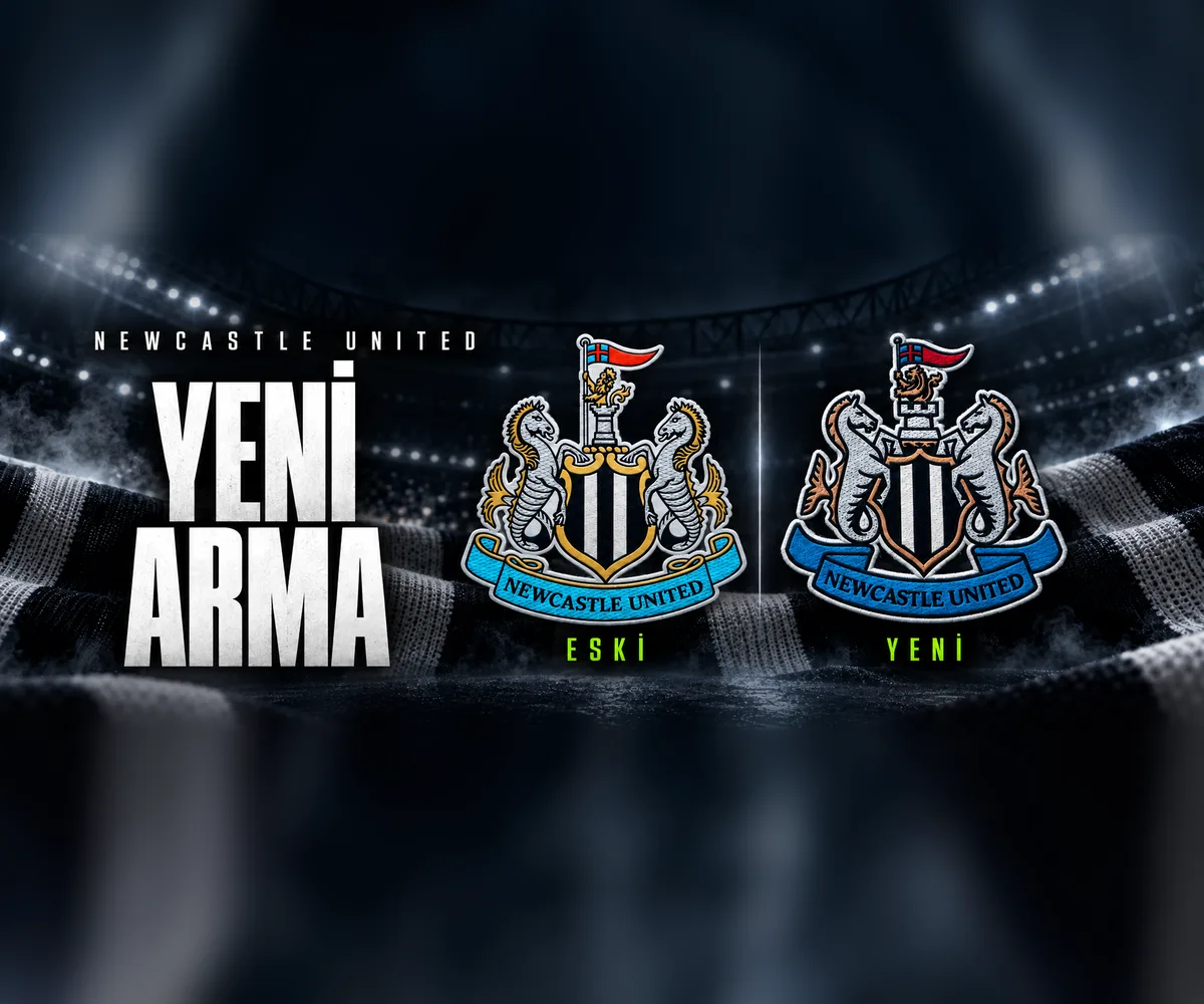 Newcastle United’ın 1988’den bu yana kullanılan eski arması ile taraftar oylamasıyla seçilen yeni arması yan yana